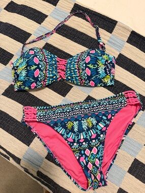 Lilly Pulitzer Bikini Set size 8 EUC